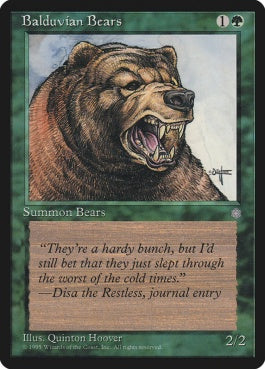 naokuroshop MTG [ICE][226][緑][C][EN][Balduvian Bears] NM