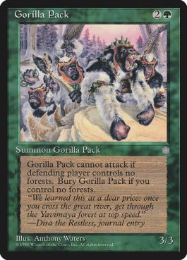 naokuroshop MTG [ICE][247][緑][C][EN][Gorilla Pack] NM