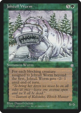 naokuroshop MTG [ICE][250][緑][U][EN][Johtull Wurm] NM