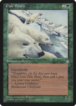 naokuroshop MTG [ICE][256][緑][R][EN][Pale Bears] NM