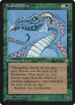 naokuroshop MTG [ICE][262][緑][C][EN][Scaled Wurm] NM