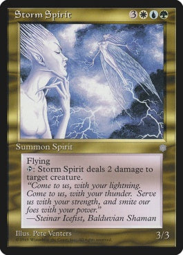 naokuroshop MTG [ICE][303][多][R][EN][Storm Spirit] NM