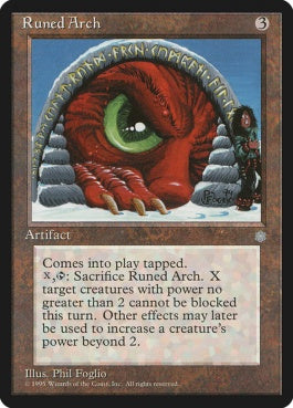 naokuroshop MTG [ICE][334][][R][EN][Runed Arch] NM