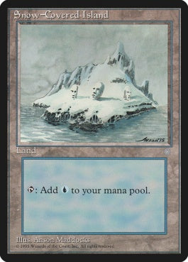 naokuroshop MTG [ICE][371][][C][EN][Snow-Covered Island] NM