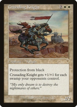 naokuroshop MTG [INV][012][白][R][EN][聖戦の騎士/Crusading Knight] NM