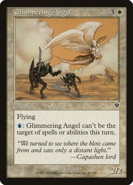 naokuroshop MTG [INV][017][白][C][JP][薄光の天使/Glimmering Angel] NM