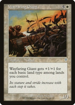 naokuroshop MTG [INV][044][白][U][EN][旅する巨人/Wayfaring Giant] NM