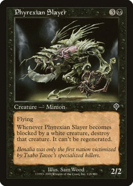 naokuroshop MTG [INV][118][黒][C][JP][ファイレクシアの殺害者/Phyrexian Slayer] NM