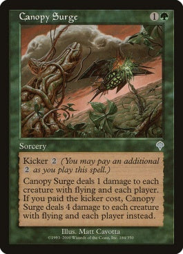 naokuroshop MTG [INV][184][緑][U][JP][梢のうねり/Canopy Surge] NM