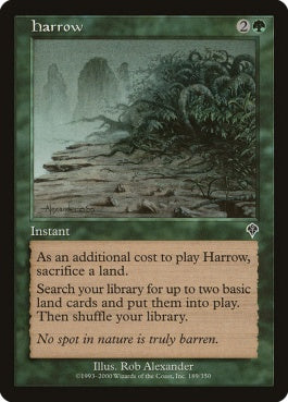 naokuroshop MTG [INV][189][緑][C][JP][砕土/Harrow] NM