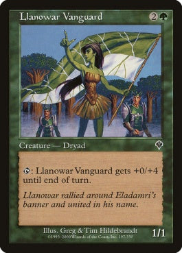 naokuroshop MTG [INV][197][緑][C][JP][ラノワールの先兵/Llanowar Vanguard] NM