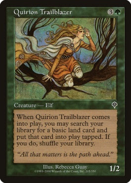 naokuroshop MTG [INV][205][緑][C][EN][クウィリーオンの先駆者/Quirion Trailblazer] NM