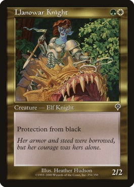 naokuroshop MTG [INV][254][多][C][EN][ラノワールの騎士/Llanowar Knight] NM