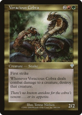 naokuroshop MTG [INV][288][多][U][EN][大食のコブラ/Voracious Cobra] NM