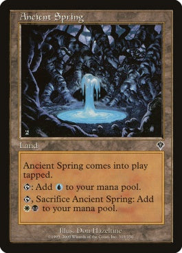 naokuroshop MTG [INV][319][土地][C][EN][古き泉/Ancient Spring] NM