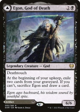 naokuroshop MTG [KHM][092][黒][R][EN][死の神、イーガン/Egon, God of Death] NM