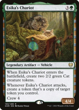 naokuroshop MTG [KHM][169][緑][R][EN][エシカの戦車/Esika's Chariot] NM