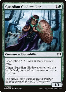 naokuroshop MTG [KHM][174][緑][C][EN][護衛の林歩き/Guardian Gladewalker] NM