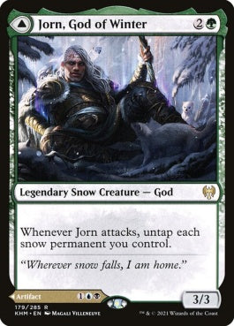 naokuroshop MTG [KHM][179][緑][R][EN][冬の神、ヨーン/Jorn, God of Winter] NM