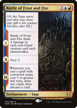 naokuroshop MTG [KHM][204][多][R][EN][霜と火の戦い/Battle of Frost and Fire] NM