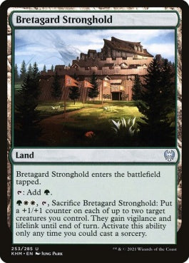 naokuroshop MTG [KHM][253][土地][U][EN][ブレタガルドの要塞/Bretagard Stronghold] NM