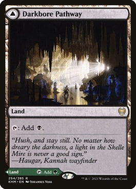 naokuroshop MTG [KHM][254][土地][R][EN][闇孔の小道/Darkbore Pathway] NM