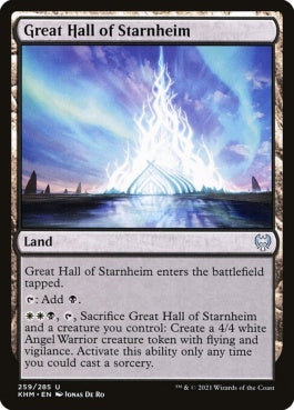 naokuroshop MTG [KHM][259][土地][U][EN][シュタルンハイムの大聖堂/Great Hall of Starnheim] NM