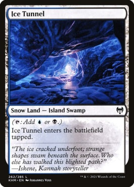 naokuroshop MTG [KHM][262][土地][C][EN][氷のトンネル/Ice Tunnel] NM