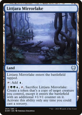 naokuroshop MTG [KHM][264][土地][U][EN][リトヤラの鏡湖/Littjara Mirrorlake] NM