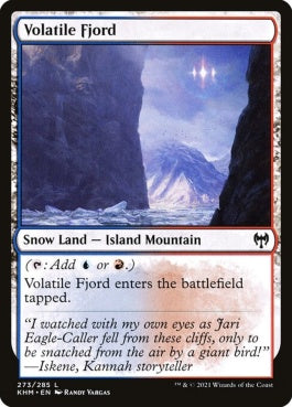 naokuroshop MTG [KHM][273][土地][C][EN][移り変わるフィヨルド/Volatile Fjord] NM