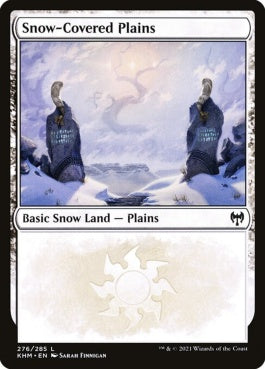 naokuroshop MTG [KHM][276][土地][C][EN][冠雪の平地/Snow-Covered Plains] NM