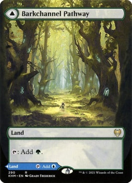 naokuroshop MTG [KHM][290][土地][R][EN][樹皮路の小道/Barkchannel Pathway] NM