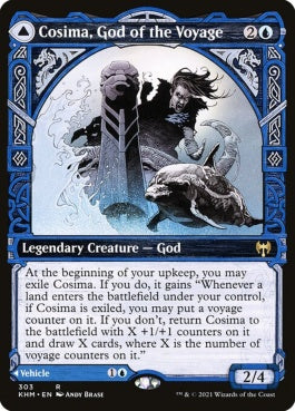 naokuroshop MTG [KHM][303][青][R][EN][航海の神、コシマ/Cosima, God of the Voyage] NM