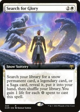 naokuroshop MTG [KHM][340][白][R][EN][栄光の探索/Search for Glory] NM