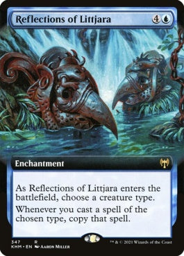 naokuroshop MTG [KHM][347][青][R][EN][リトヤラの反射/Reflections of Littjara] NM