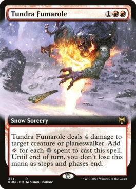 naokuroshop MTG [KHM][361][赤][R][EN][ツンドラの噴気孔/Tundra Fumarole] NM