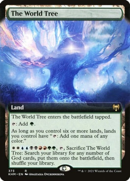 naokuroshop MTG [KHM][373][土地][R][EN][世界樹/The World Tree] NM