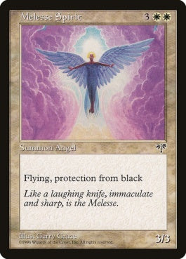 naokuroshop MTG [MIR][027][白][U][EN][メリース・スピリット/Melesse Spirit] NM