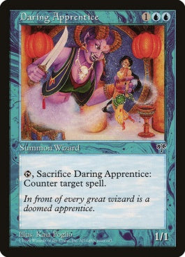 naokuroshop MTG [MIR][060][青][R][EN][果敢な弟子/Daring Apprentice] NM