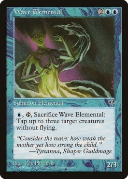 naokuroshop MTG [MIR][102][青][U][JP][波の精霊/Wave Elemental] NM