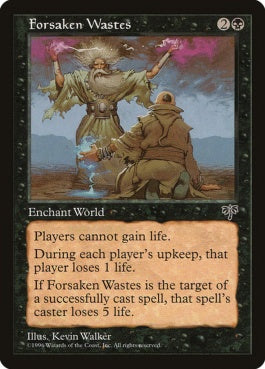 naokuroshop MTG [MIR][125][黒][R][EN][絶望の荒野/Forsaken Wastes] NM