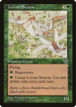 naokuroshop MTG [MIR][226][緑][U][JP][イナゴの大群/Locust Swarm] NM