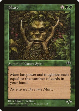 naokuroshop MTG [MIR][228][緑][R][EN][マロー/Maro] NM