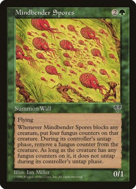 naokuroshop MTG [MIR][229][緑][R][JP][意識混濁の胞子/Mindbender Spores] NM