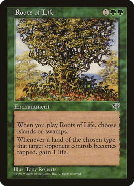 naokuroshop MTG [MIR][237][緑][U][JP][生命の根/Roots of Life] NM