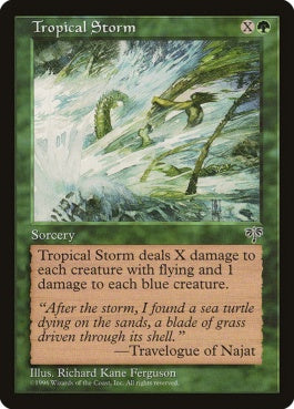 naokuroshop MTG [MIR][246][緑][U][JP][熱帯の暴風雨/Tropical Storm] NM