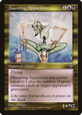 naokuroshop MTG [MIR][267][多][U][EN][立ち去らぬ亡霊/Haunting Apparition] NM