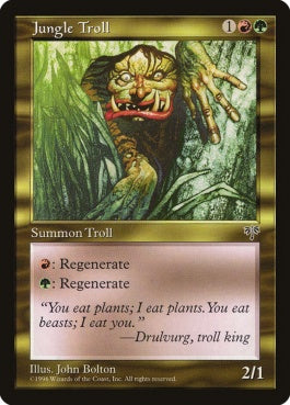 naokuroshop MTG [MIR][269][多][U][JP][ジャングル・トロール/Jungle Troll] NM