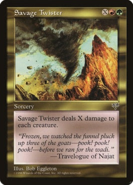 naokuroshop MTG [MIR][280][多][U][JP][大竜巻/Savage Twister] NM