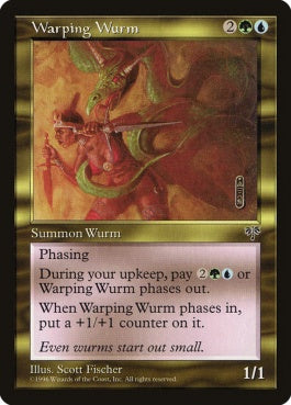 naokuroshop MTG [MIR][287][多][R][JP][ねじれのワーム/Warping Wurm] NM